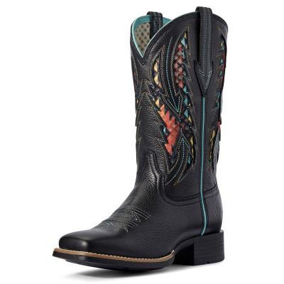 Ariat Blackjack VentTEK - Western Laarzen Zwart Dames - 28511-048